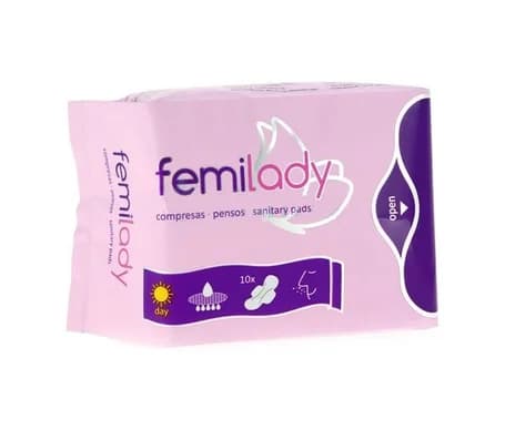 Silvestre Serviettes Hygiéniques Jour 8 Couches 10 Unités Femilady