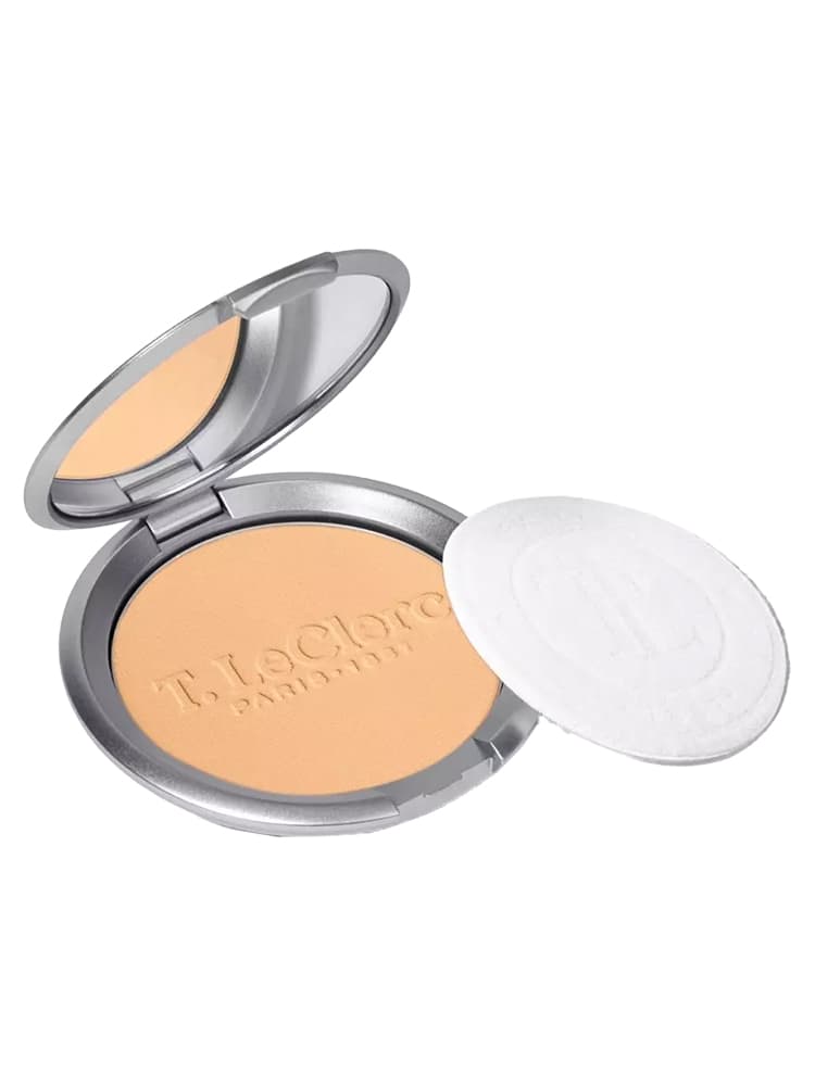 T.Leclerc Poudre Compacte Formule Soin 9 g - Teinte : 01 - Abricot
