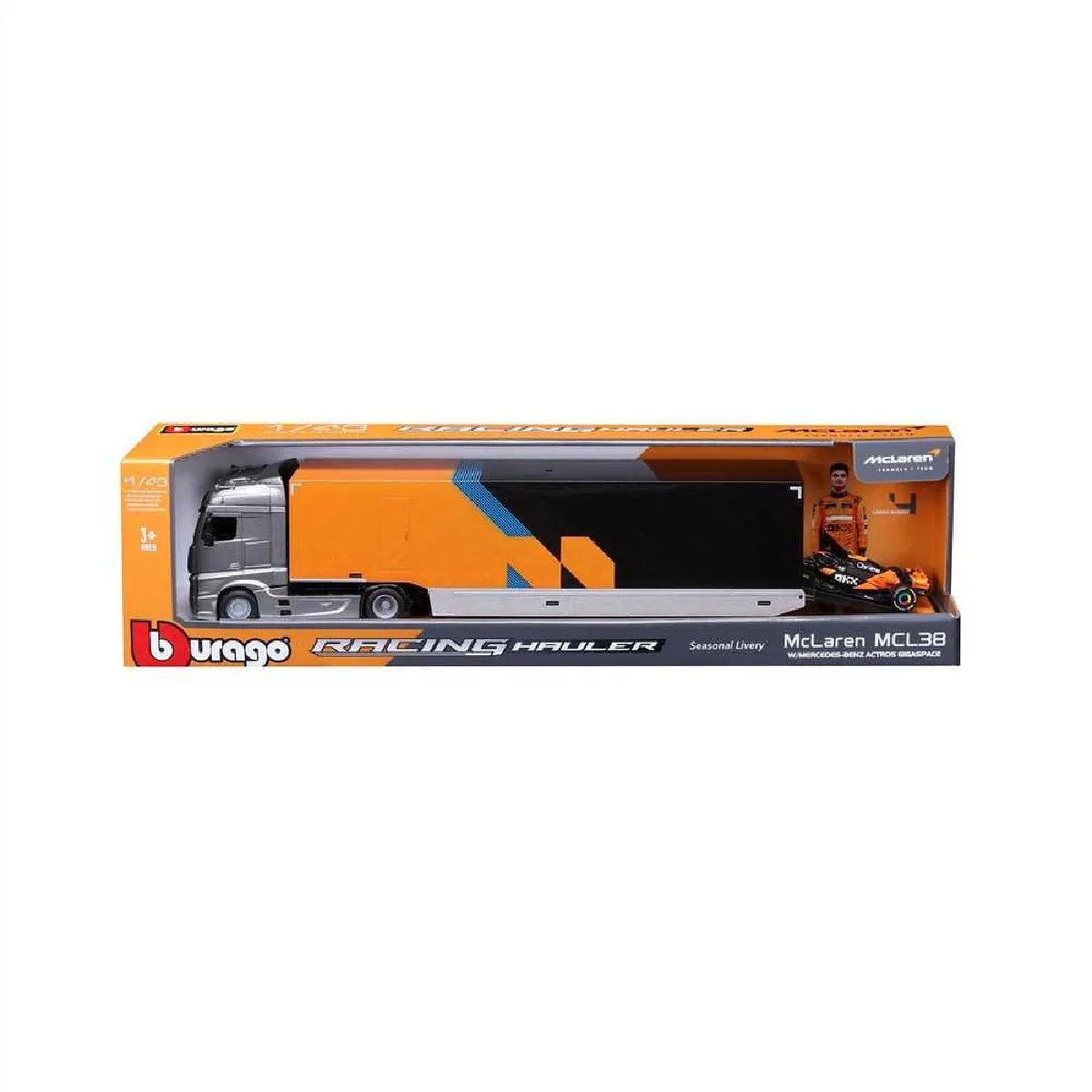 MCL38 Camion transporteur + Formule 1 1/43