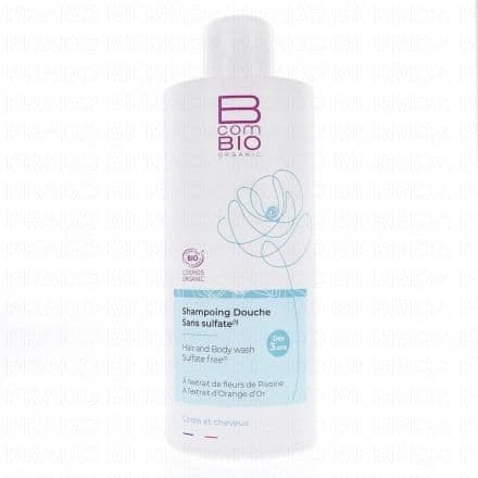 BCOMBIO Hygiène corps - Shampooing douche Sans sulfate Bio 500ml