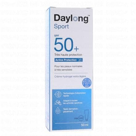 DAYLONG Sport - Crème Hydrogel Extra-Légère Solaire SPF50+ 50ml